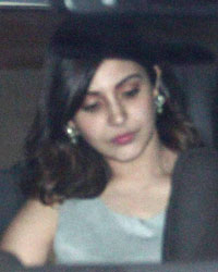 Anushka Sharma at Celebs Snapped at Karan Johar House