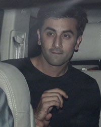 Ranbir Kapoor at Celebs Snapped at Karan Johar House