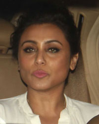 Rani Mukherjee at Celebs Spotted at Aamir`s House