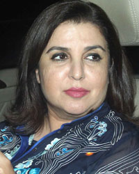 Farah Khan at Celebs Spotted at Karan Johars House