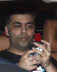 Karan Johar at Celebs Spotted at Ranbir Kapoor`s House