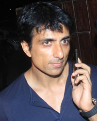 Sonu Sood at Celebs Throng Salman`s Residence