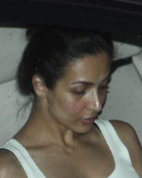 Malaika Arora at Celebs Throng Salman`s Residence