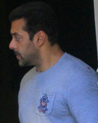 Salman Khan at Celebs Throng Salman`s Residence