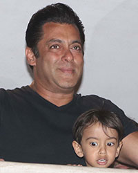 Salman Khan at Celebs Visit Galaxy Apartment to Welcome Salman