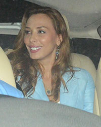 Iulia Vantur at Celebs Visit Galaxy Apartment to Welcome Salman