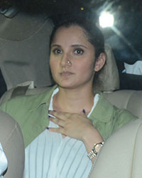 Sania Mirza at Celebs Visit Galaxy Apartment to Welcome Salman