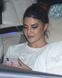 Jacqueline Fernandez at Celebs Visit Galaxy Apartment to Welcome Salman