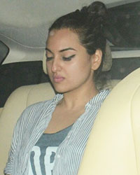 Sonakshi Sinha at Celebs Visit at Salman Khan`s House