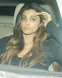 Daisy Shah at Celebs Visit at Salman Khan`s House