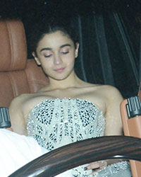 Alia Bhatt at Celebs at SRK Party