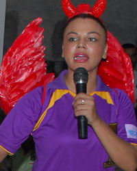 Rakhi Sawant at Children`s Day with Rowdy Bangalore Team