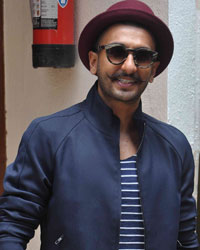 Ranveer Singh at DDD Team Spotted at Mehboob Studio
