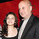 Aliyah and Anupam Kher Aliyah and Anupam Kher