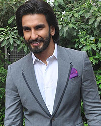 Ranveer Singh at Deepika and Ranveer Promote Ram Leela