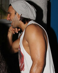 Ranveer Singh at Deepika and Ranveer Snapped at Olive Bar