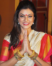 Sushmita Sen at Durga Pooja 2014