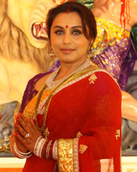 Rani Mukherjee at Durga Pooja 2014