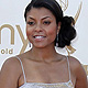 Taraji P. Henson poses as she arrives at the 63rd Primetime Emmy Awards in Los Angeles