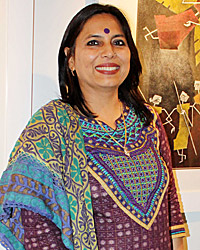 Abha Singh wife of former IPS officer Y P Singh