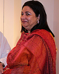 Inauguration of painting exhibition Epic on Rock Shelters by artist Ashok Bhowmick