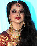 Rekha at Esha-Bharat Wedding Reception