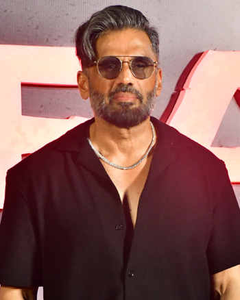 Suniel Shetty at Fateh Movie Screening