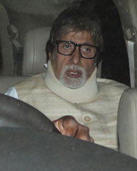 Amitabh Bachchan at Funeral of Aishwarya Rai`s Father Krishnaraj Rai