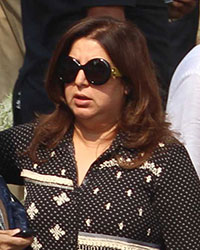 Farah Khan at Funeral of Sridevi