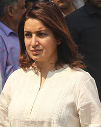 Tisca Chopra at Funeral of Sridevi