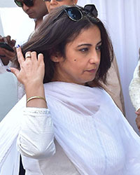 Divya Dutta at Funeral of Sridevi