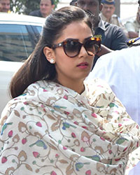 Mira Rajput at Funeral of Sridevi