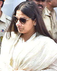 Vidya Balan at Funeral of Sridevi