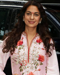 Juhi Chawla at Ganpati Visarjan 2017