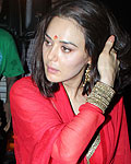 Preity Zinta at Ganpati Visarjan