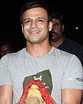 Vivek Oberoi at Ganpati Visarjan