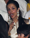 Malaika Arora at Ganpati Visarjan