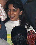 Juhi Chawla at Ganpati Visarjan