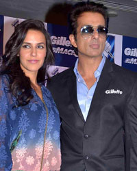 Neha Dhupia and Sonu Sood