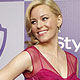 Elizabeth Banks poses at the Warner Bros./InStyle after party after the 67th annual Golden Globe Awards in Beverly Hills