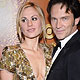 Actors Stephen Moyer and Anna Paquin attend the HBO after party for the 67th annual Golden Globe Awards in Beverly Hills