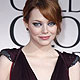 Emma Stone arrives at the 69th annual Golden Globe Awards in Beverly Hills, California