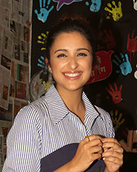 Parineeti Chopra at Golmaal Team Visits ABP News