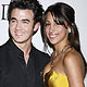 Musician Jonas and wife Deleasa arrive at the Pre-Grammy Gala