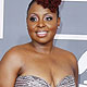 Singer Ledisi poses at the 54th annual Grammy Awards in Los Angeles