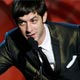 British music producer Mark Ronson accepts the award for Best Producer of the year, Non-Classical, at the 50th Annual Grammy Awards