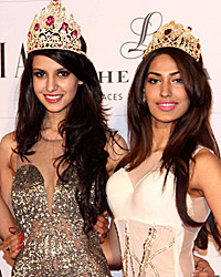 Femina Miss India winners Jhataleka Malhotra, Koyal Rana and Gail Da'Silva