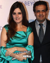 Simone Khan with husband Ajay Arora