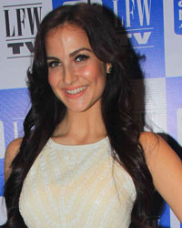 Elli Avram at Guests at LFW 2015