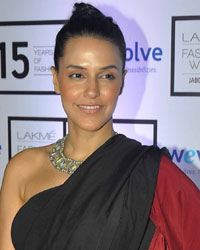 Neha Dhupia at Guests at LFW 2015